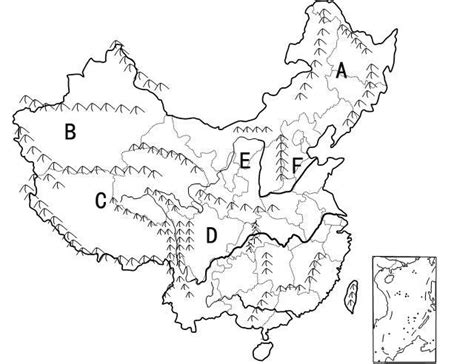 中國地理填圖|圖表·八上L2中國地形 山脈填圖